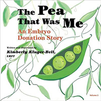 embryo donation kids book cover the pea that was me